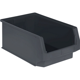 SSI Schäfer Sichtlagerkasten Serie ENTRY 532, recycelter Kunststoff, L 500 x B 300 x H 200 mm, 23,5 L, schwarz
