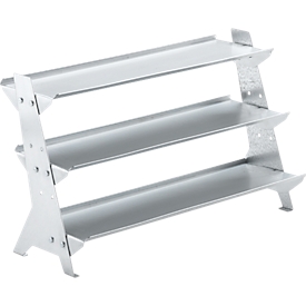 Staand rek, zonder doorzichtige opbergbakken LF 211, B 535 x H 366 x T 165 mm
