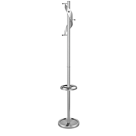 Staande kapstok Adria - stalen - 5 haken - parapluhouder