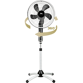 Staande ventilator Prestige Faki, 360° rotatie, afstandsbediening, 3 windmodi, 3 snelheden 