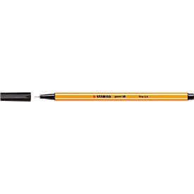STABILO Fineliner Point 88, 10 Stück, schwarz