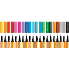 STABILO® fineliner Point 88, in zeshoekige doos, 20 stuks