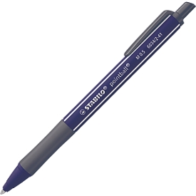 STABILO® Kugelschreiber pointball NatureCOLORS Wildflower, Strichstärke 0,5 mm, Schreibfarbe blau, Schaftfarbe blau, 1 Stück