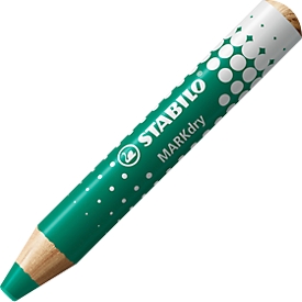 Stabilo MarkDry whiteboard marker, ronde punt, 1-10 mm, sneldrogend, 5 stuks, groen