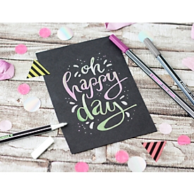 STABILO® Pen 68 metallic Premium viltstift, kogelstift, lijnbreedte 1,4 mm, verpakking van 8, diverse kleuren