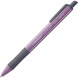 STABILO® puntbal balpen NatureCOLORS Wildflower, lijndikte 0,5 mm, schrijfkleur blauw, tonkleur violet, navulbaar, 1 stuk