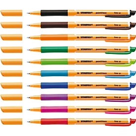 STABILO® rollerbalpen PointVisco®, 10-delige set