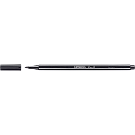 STABILO® viltstift pen 68, zwart, 10 stuks
