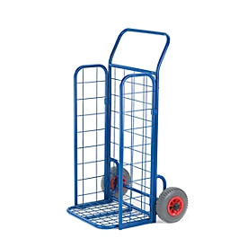Stacker forklift with grid, 150 kg load capacity