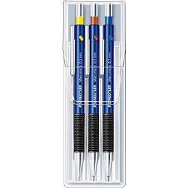 Staedtler Druckbleistift Mars Micro, div. Strichstärken, B-Minen, 3er-Set