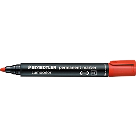 STAEDTLER Lumocolor permanent marker 352, 10 Stück, rot