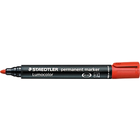 STAEDTLER Lumocolor permanent marker 352, 10 stuks, rood