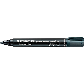STAEDTLER Lumocolor permanent marker 352, 10 stuks, zwart