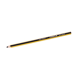 STAEDTLER Noris® Stylo de saisie numérique, pour appareils compatibles EeMR, taille-crayon interchangeable, 4096 niveaux de pression, reconnaissance de la paume, hexagonal, matériau durable à base de bois, noir-jaune.