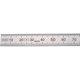 Stahlmaßstab L.1000mm STA biegsam Teilung B =mm/1/2mm H.PREISSER