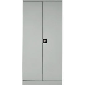 Stahlschrank, B 916 x T 422 x H 1950 mm, lichtgrau RAL 7035