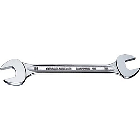 Stahlwille Doppelmaulschlüssel MOTOR 10, SW 6 x 7 mm, Länge 120 mm, Chrom-Alloy-Stahl, Sechskant
