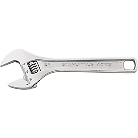 Stahlwille Rollgabelschlüssel 4025, SW max. 24 mm, Länge 159 mm, CV-Stahl, mit Einstellskala, Sechskant