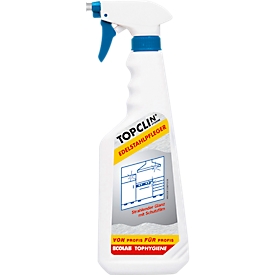 Stainless steel cleaner Ecolab Topclin, fast acting &amp; good adhesion, spray bottle with 750 ml.