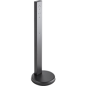 Standaard voor veiligheidsasbakken, geschikt voor alle veiligheidsasbakken met Ø 90-180 mm, Ø 250 x H 820 mm, staal, zwart