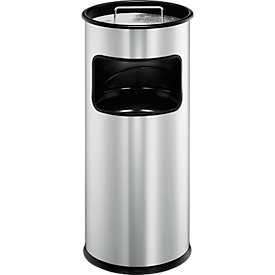 Standascher mit Sieb, silbermetallic