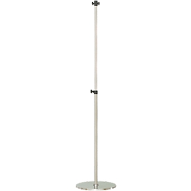 Standfuß, für Carbon-Heizstrahler, silber, höhenverstellbar, Ø 450 x H 2050 mm