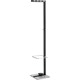 Standing coat rack (2877-11), black