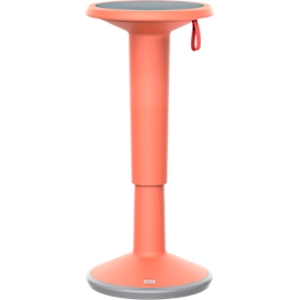 StandUP in hoogte verstelbare kruk, Ø 330 x H 590 - 845 mm, zalmoranje