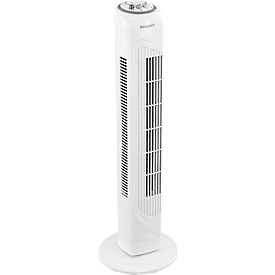 Standventilator exquisit VS 34570, 3 Leistungsstufen, 4 Stufenschalter, Timerfunktion, mit Tragegriff, B 160 x T 155 x H 770 mm, weiß