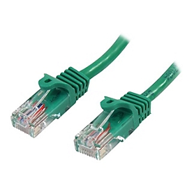 StarTech.com 0,5m Cat5e Ethernet Netzwerkkabel Snagless mit RJ45 - Cat 5e UTP Kabel - Grün - Patch-Kabel - RJ-45 (M)