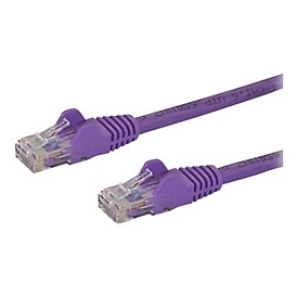 StarTech.com 0,5m Cat6 Snagless RJ45 Ethernet Netzwerkkabel - Lila - 50cm Cat 6 UTP Kabel - Netzwerkkabel - RJ-45 (M)