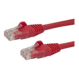 StarTech.com 0,5m Cat6 Snagless RJ45 Ethernet Netzwerkkabel - Rot - 50cm Cat 6 UTP Kabel - Netzwerkkabel - RJ-45 (M)