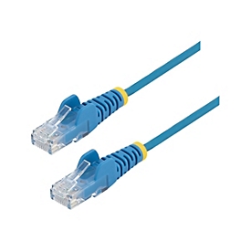 StarTech.com 1 m Cat6-Kabel - Schlankes Cat6-Patchkabel - Blau - Snagless RJ45-Anschlusse - Gigabit-Ethernet-Kabel - 28 AWG - Patch-Kabel - RJ-45 (M)
