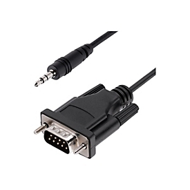 StarTech.com 1 m DB9 auf 3.5mm serielles Kabel, Stecker auf Stecker Kabel - Kabel seriell - DB-9 (M)