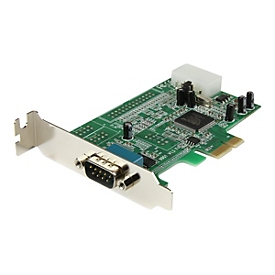 StarTech.com 1 Port Serielle PCI Express RS232 Adapter Karte - Serielle PCIe RS232 Kontroller Karte - PCIe zu Seriell DB9 - 16550 UART - Niedrigprofil-Erweiterungskarte - Windows & Linux (PEX1S553LP)