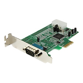 StarTech.com 1 Port Serielle PCI Express RS232 Adapter Karte - Serielle PCIe RS232 Kontroller Karte - PCIe zu Seriell DB9 - 16550 UART - Niedrigprofil-Erweiterungskarte - Windows & Linux (PEX1S553LP) - Serieller Adapter - PCIe - RS-232