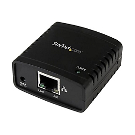 StarTech.com 10/100 Mbit/s Ethernet auf USB 2.0 Netzwerk LPR Printserver - USB Druckserver / Print Server mit Auto-sensing - Druckserver - USB 2.0 - 10/100 Ethernet