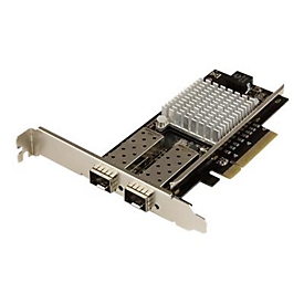 StarTech.com 10G Network Card - 2x 10G Open SFP+ Multimode LC Fiber Connector - Intel 82599 Chip - Gigabit Ethernet Card (PEX20000SFPI) - Netzwerkadapter - PCIe 2.0 x4