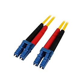 StarTech.com 10m Fiber Optic Cable - Single-Mode Duplex 9/125 - LSZH - LC/LC - OS1 - LC to LC Fiber Patch Cable (SMFIBLCLC10) - Patch-Kabel - 10 m - Gelb