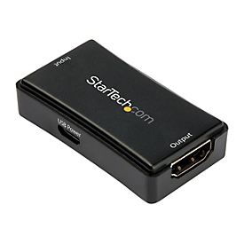 StarTech.com 14m HDMI Verstärker - 4K 60Hz - USB betrieben - HDMI Signalverstärker/Verlängerung - HDMI Inline Repeater/Booster - Aktiver 4K60 HDMI Video Extender - 7.1 Audio Unterstützung (HDBOOST4K2) - Erweiterung für Video/Audio - HDMI