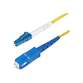 StarTech.com 16.4ft LC to SC UPC OS2 Single Mode Fiber Cable - Patch-Kabe... - Cable - Network