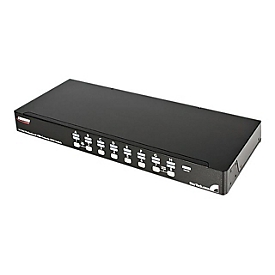StarTech.com 16-Port USB PS/2 KVM-Switch mit OSD zur Rackmontage - KVM-Switch - 16 x KVM port(s) - 1 lokaler Benutzer - Desktop - für P/N: 2POSTRACK42, 4POSTRACK12U, 4POSTRACK25U, RK3236BKF, RK960CP, RKQMCAB12, RKWOODCAB12