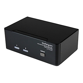 StarTech.com 2-poort Dual DVI USB KVM-switch met Audio en USB 2.0-hub - KVM / audio / USB switch - 2 poorten