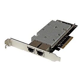 StarTech.com 2 Port PCI Express 10GBase-T Ethernet Netzwerkkarte - 10GbE Ethernet Adapter mit Intel X540 Chip - Netzwerkadapter - PCIe 2.0 x8 - 10Gb Ethernet x 2