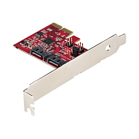 StarTech.com 2 Port PCIe SATA RAID Kontroller - PCIe SATA hardware RAID Controller - PCIe Festplatten/SSD RAID Controller/Karte - Full/Low Profil Blende - ASM1062R SATA RAID (2P6GR-PCIE-SATA-CARD)