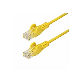 StarTech.com 2m Yellow Slim CAT6 Ethernet Cable, Snagless, 28AWG, LSZH - Patch-Kabel - RJ-45 (M)