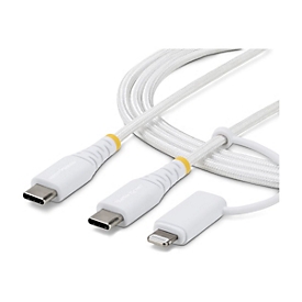StarTech.com 3.3ft USB-C Cable with Lightning - Cable - Digital