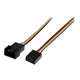 StarTech.com 30cm 4 Pin Molex Lüfter Verlängerungskabel - St/Bu - 4 Pin PWM Lüfterkabel Verlängerung - Verlängerungskabel für Lüfterspannungsversorgung - 4-polig PWM (M)