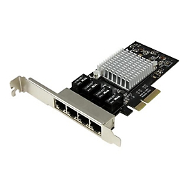 StarTech.com 4 Port PCI Express Gigabit Ethernet Netzwerkkarte - Intel I350 NIC - 4-fach PCIe Netzwerk Adapter mit Intel Chip - Netzwerkadapter - PCIe x4