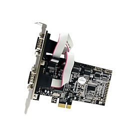 StarTech.com 4 Port Serielle RS232 PCI Express Schnittstellenkarte mit Breakout Kabel - DB9 PCIe Karte mit 16950 UART - Serieller Adapter - PCIe 1.1 - 4 Anschlüsse